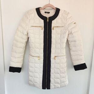 Bebe womens white jacket size XS